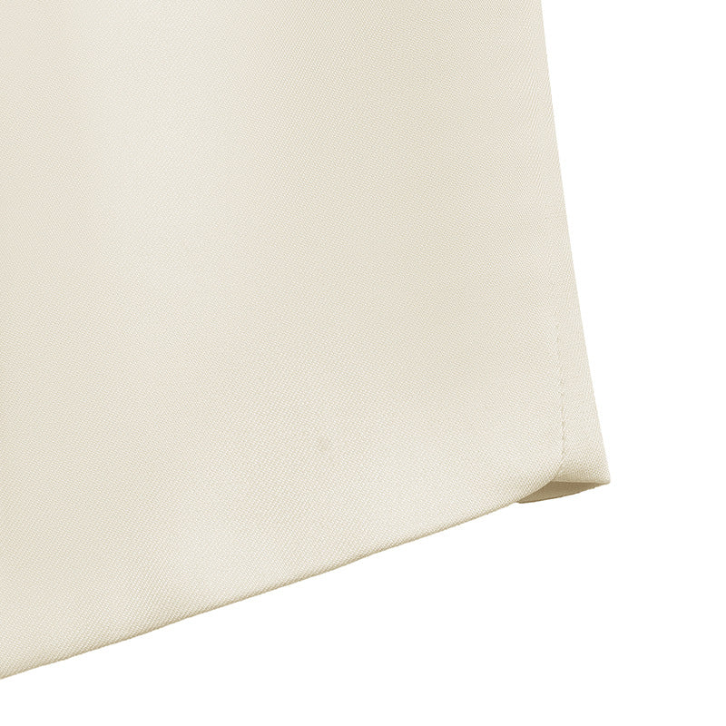 Fashionable Solid Color Sleeveless Dress Set