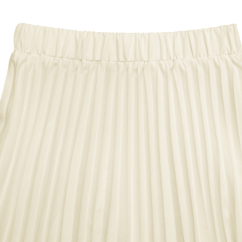 Fashionable Solid Color Sleeveless Dress Set